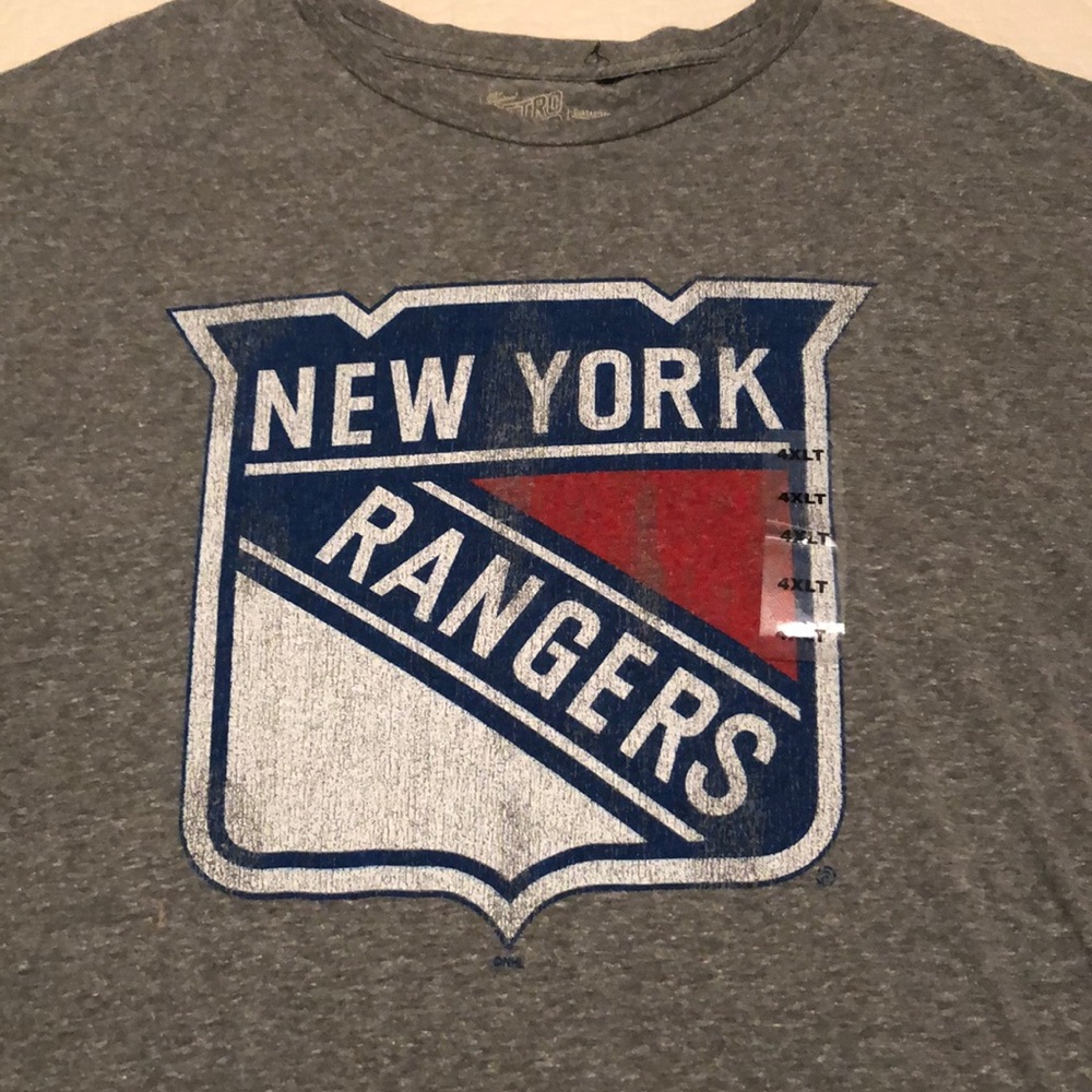 NWT short sleeve NHL rangers shirt
